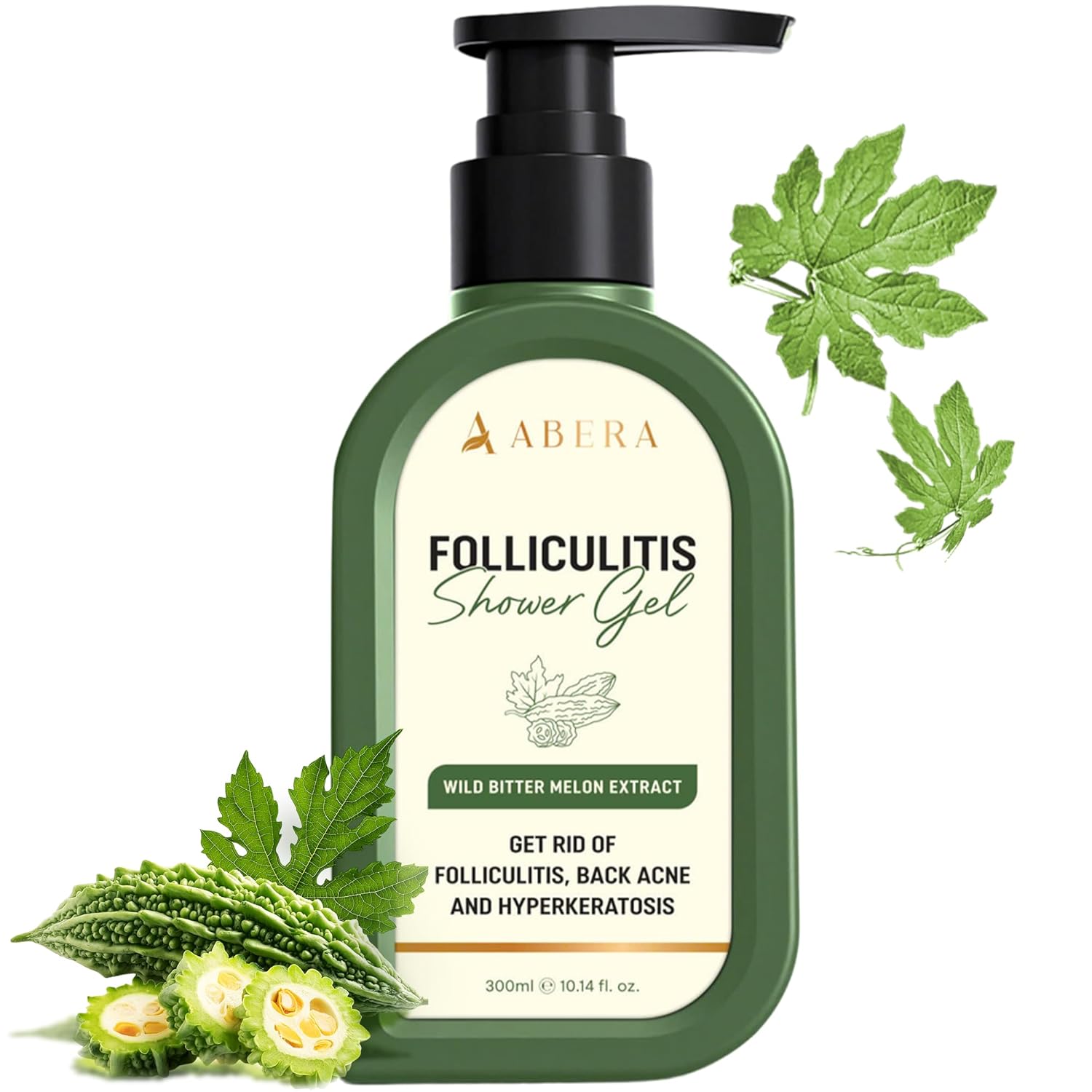 Abera Folliculitis Gel – Soothing Gel for Ingrown Hairs, Scalp Pimples, and Folliculitis
