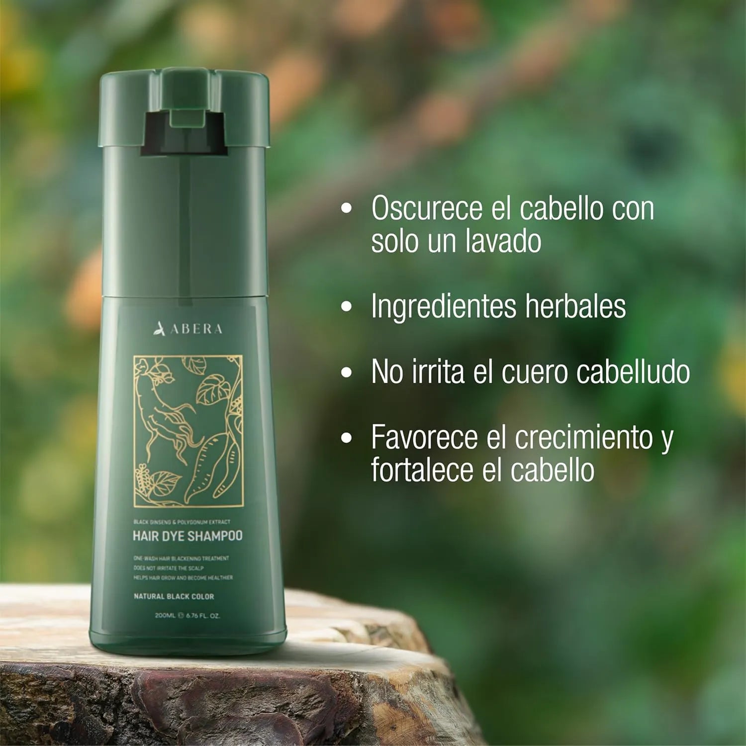 Abera Shampoo Color Negro Natural